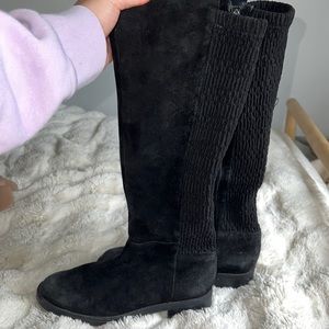 Blondo Women's Sierra Waterproof Black Suede